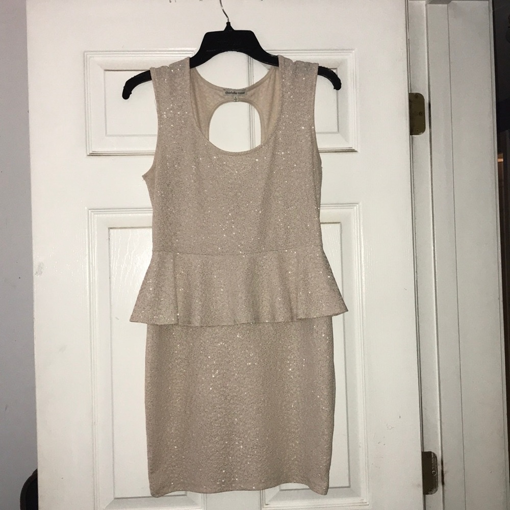 Gold dress